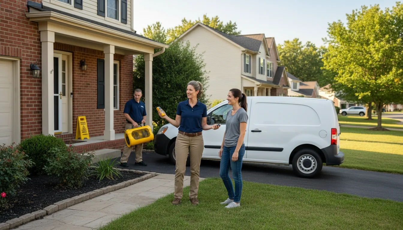 Residential water damage restoration in Alamo, NV